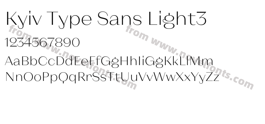 Kyiv Type Sans Light3Preview