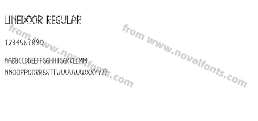 Linedoor RegularPreview