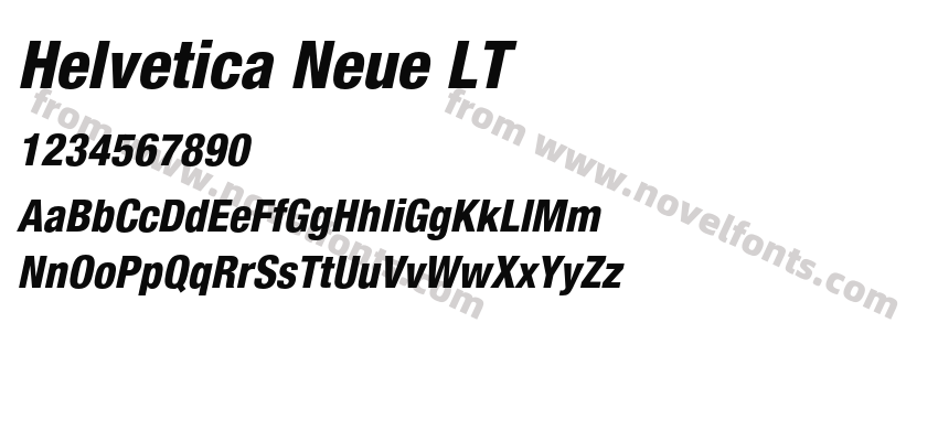 Helvetica Neue LTPreview