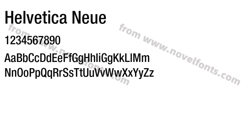 Helvetica NeuePreview