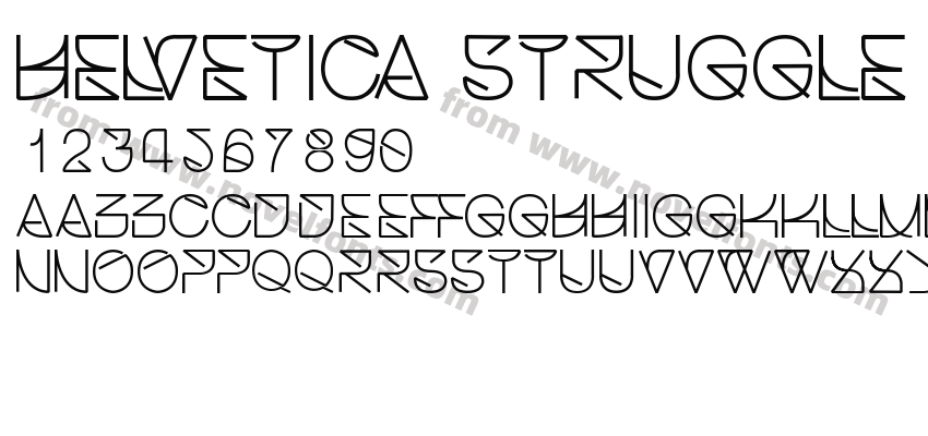 Helvetica StrugglePreview