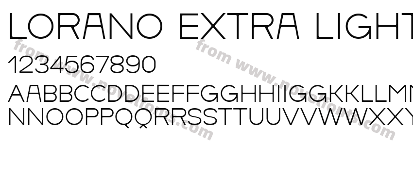 Lorano Extra LightPreview