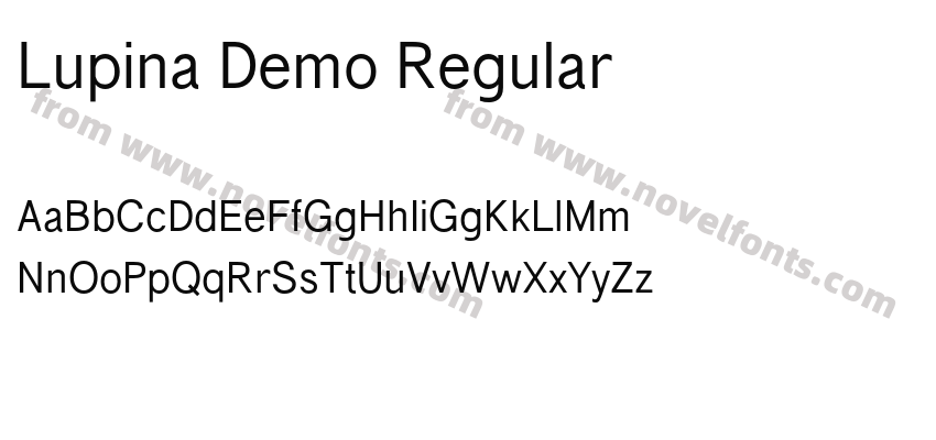 Lupina Demo RegularPreview