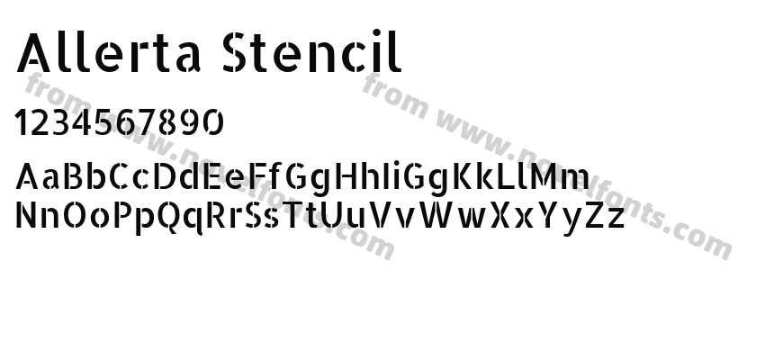 Allerta StencilPreview