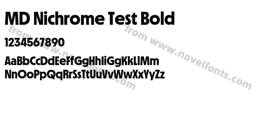 MD Nichrome Test BoldPreview
