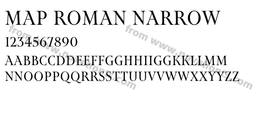 Map Roman NarrowPreview