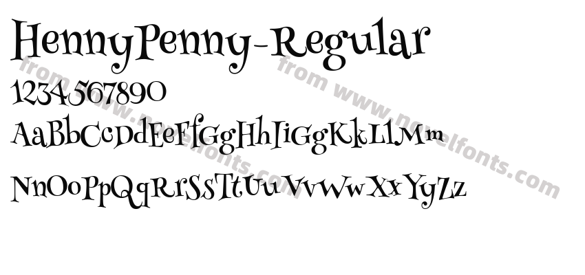 HennyPenny-RegularPreview