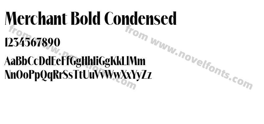 Merchant Bold CondensedPreview