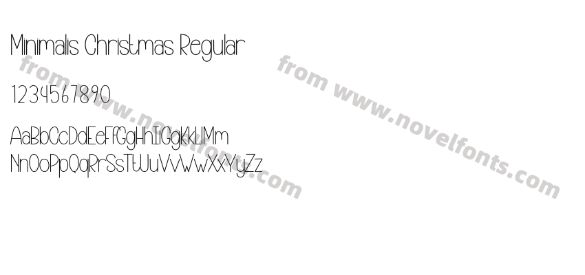 Minimalis Christmas RegularPreview