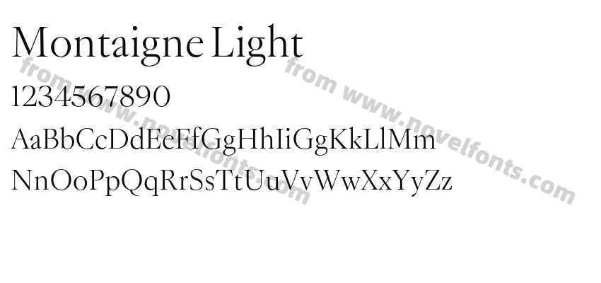 Montaigne LightPreview