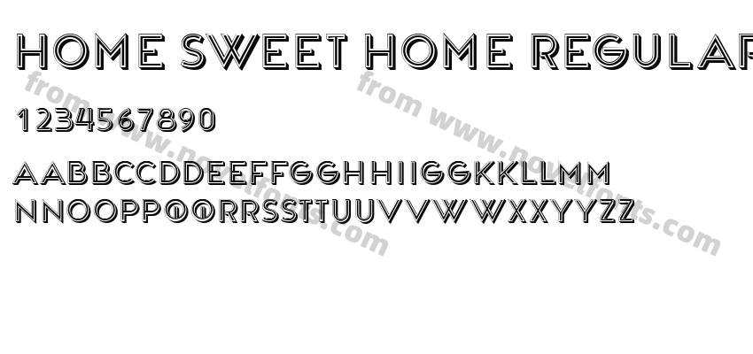 Home Sweet Home RegularPreview