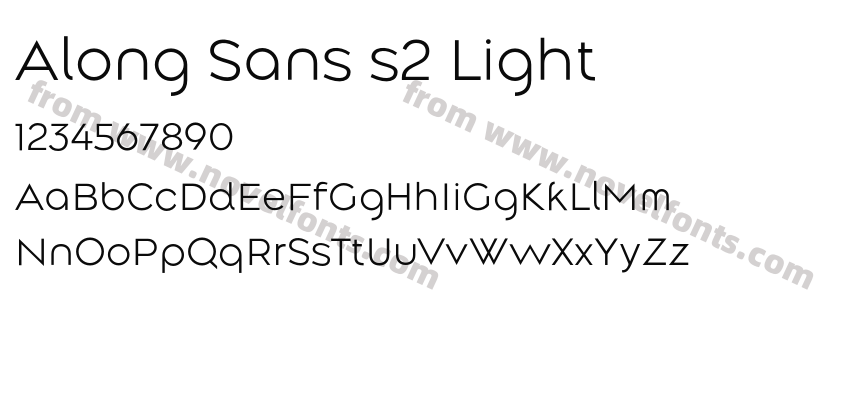 Along Sans s2 LightPreview