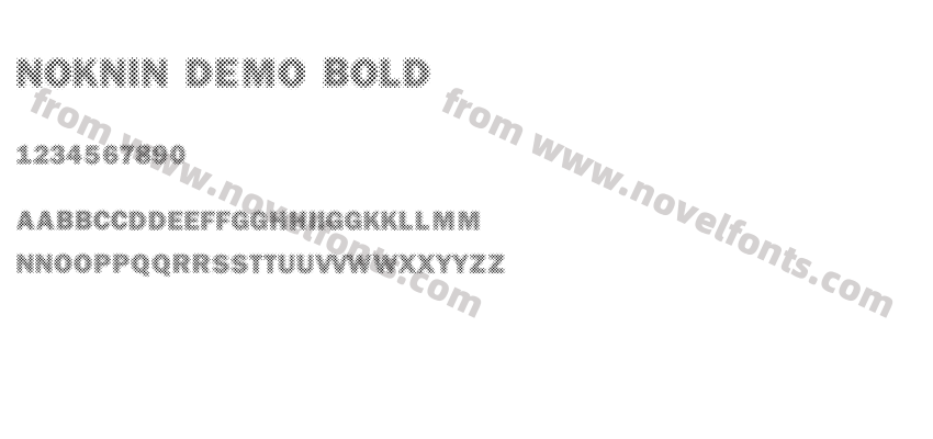 Noknin DEMO BoldPreview