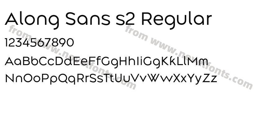 Along Sans s2 RegularPreview