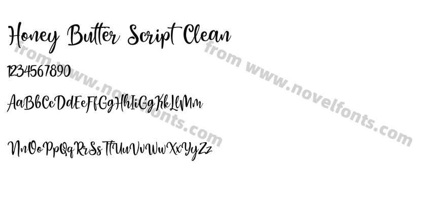 Honey Butter Script CleanPreview