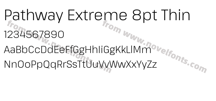 Pathway Extreme 8pt ThinPreview
