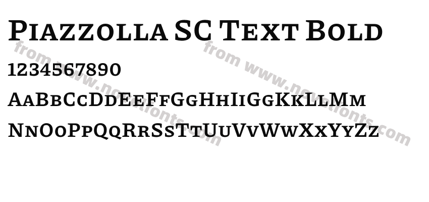 Piazzolla SC Text BoldPreview