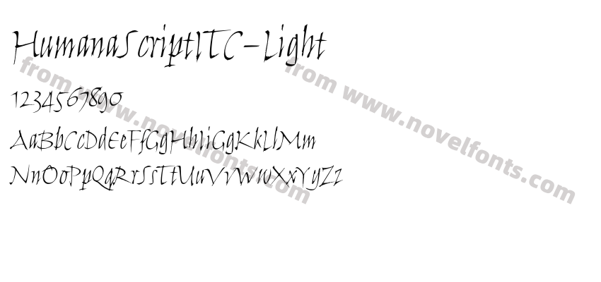 HumanaScriptITC-LightPreview