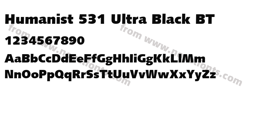 Humanist 531 Ultra Black BTPreview