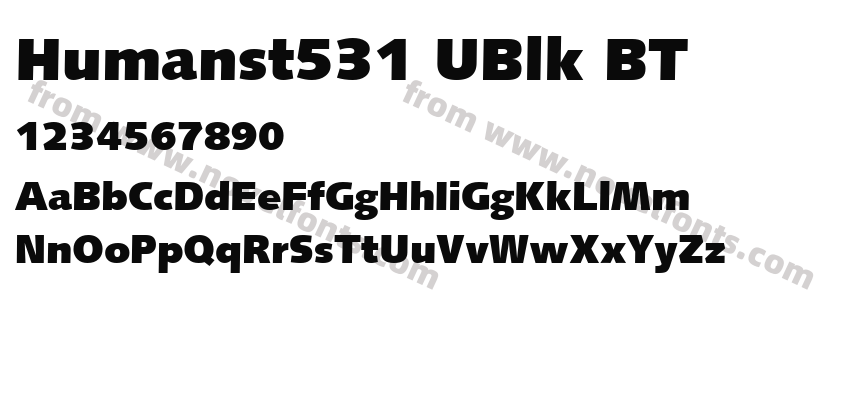 Humanst531 UBlk BTPreview