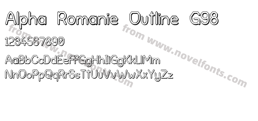 Alpha Romanie Outline G98Preview