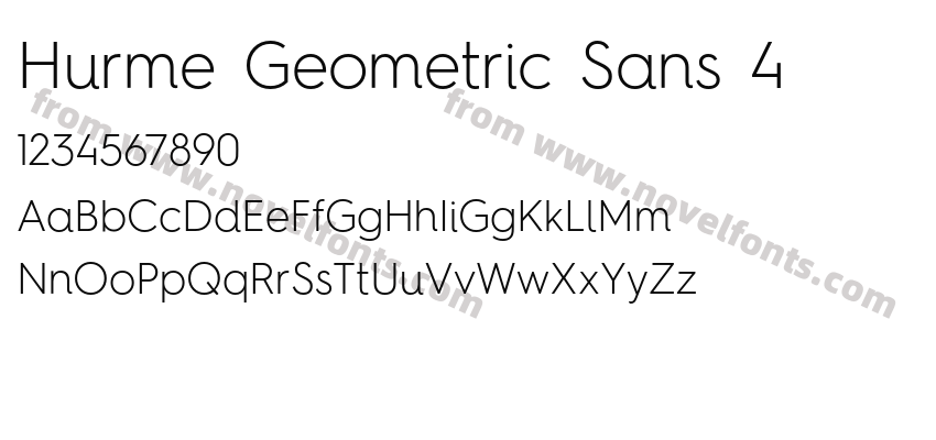 Hurme Geometric Sans 4Preview