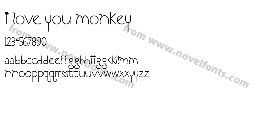 I Love You MonkeyPreview