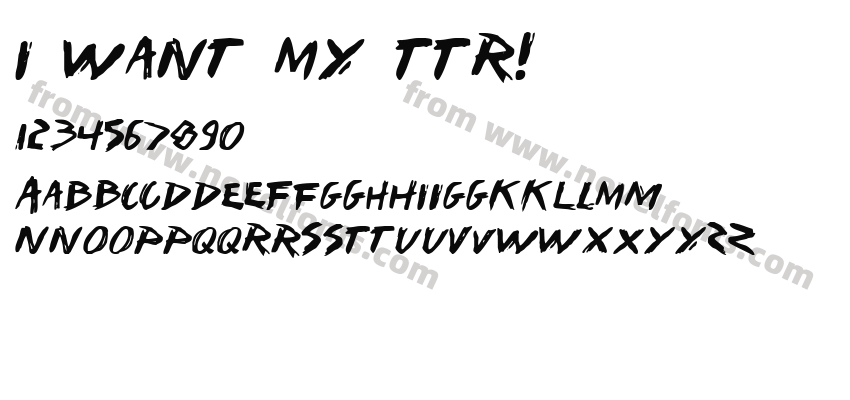 I Want My TTR!Preview