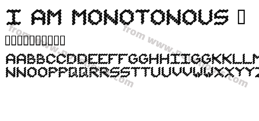 I am Monotonous 1Preview