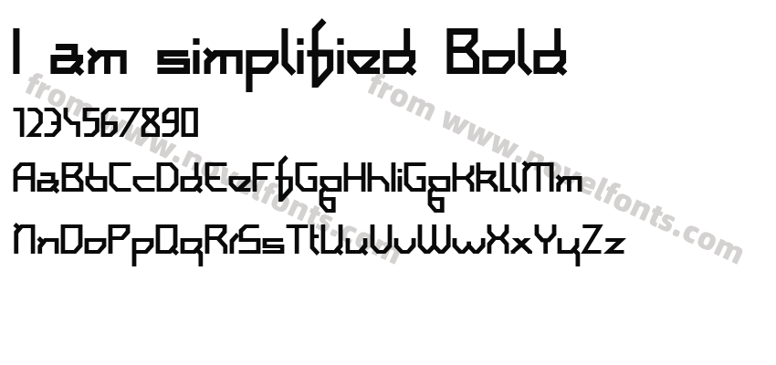 I am simplified BoldPreview