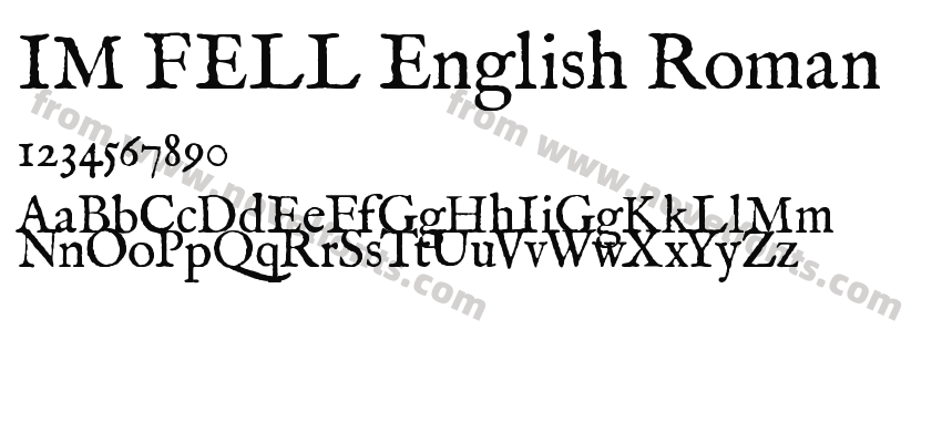 IM FELL English RomanPreview