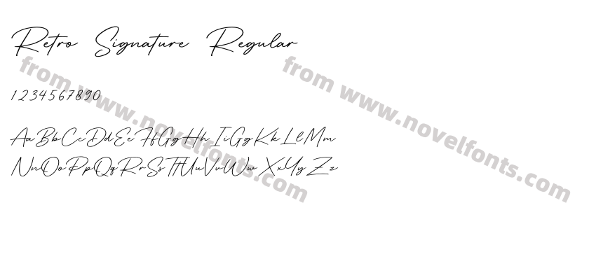 Retro Signature RegularPreview