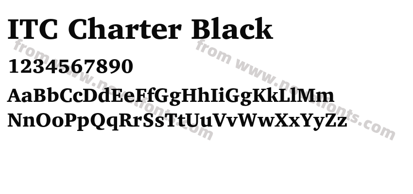 ITC Charter BlackPreview