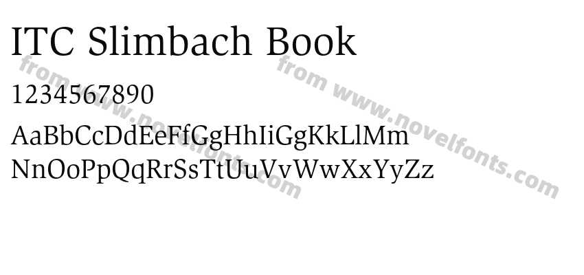 ITC Slimbach BookPreview