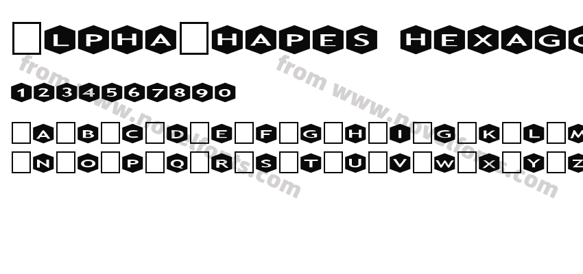 AlphaShapes hexagons 3Preview