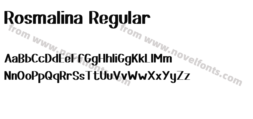 Rosmalina RegularPreview