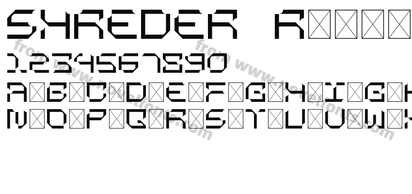SHREDER RegularPreview