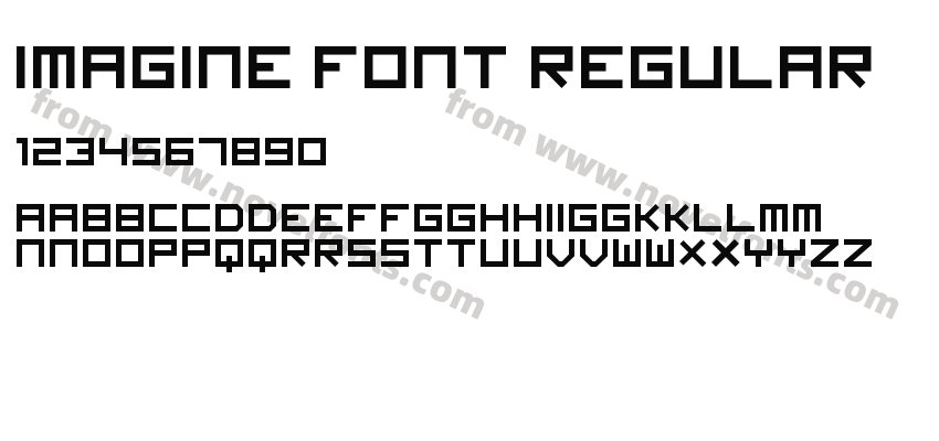 Imagine Font RegularPreview