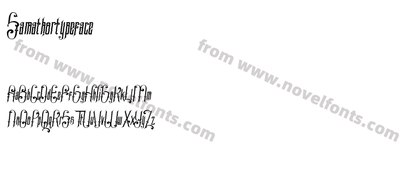SamathortypefacePreview