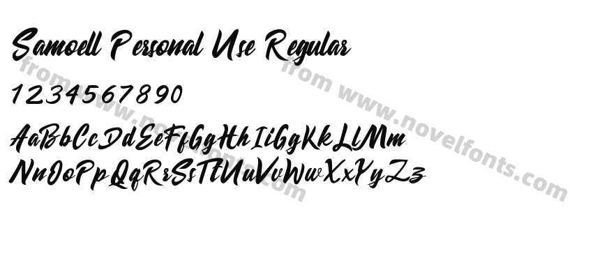 Samoell Personal Use RegularPreview