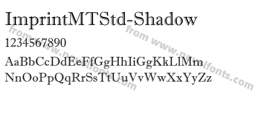 ImprintMTStd-ShadowPreview