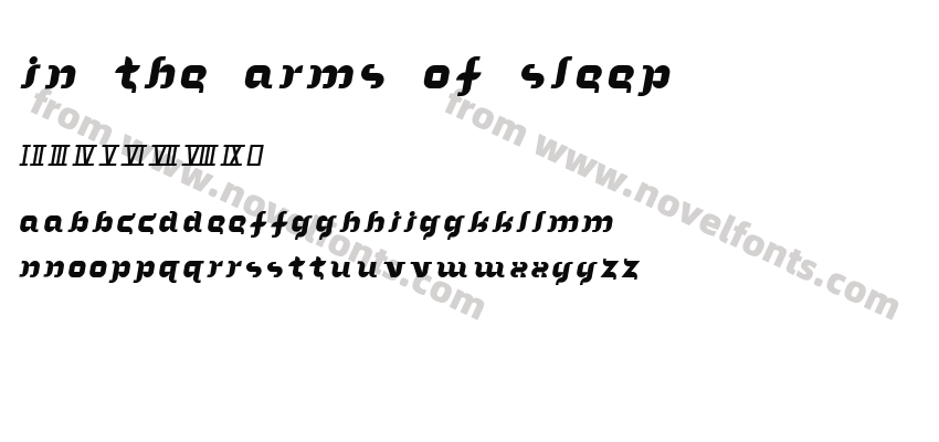 In the arms of sleepPreview