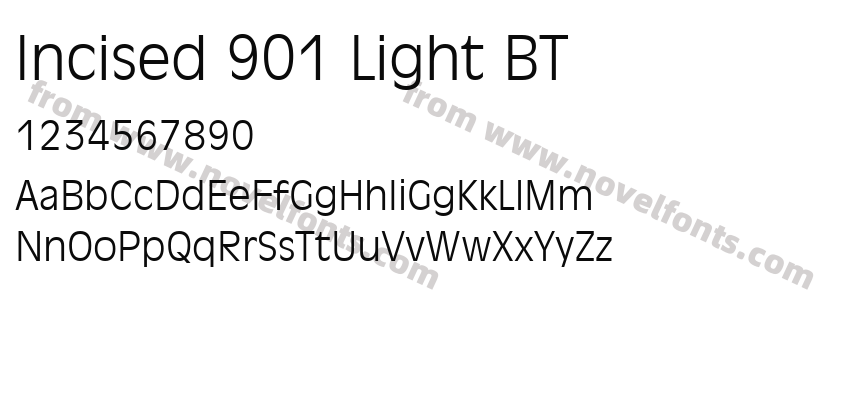 Incised 901 Light BTPreview