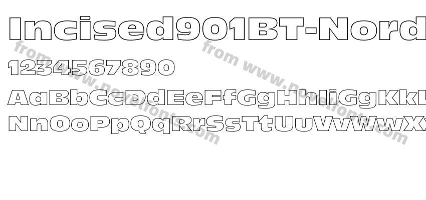 Incised901BT-NordOutlinePreview