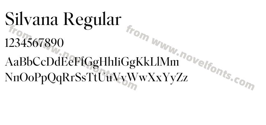 Silvana RegularPreview