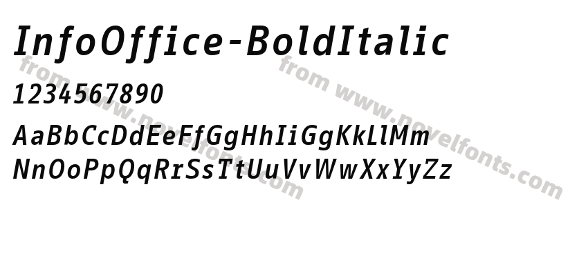 InfoOffice-BoldItalicPreview