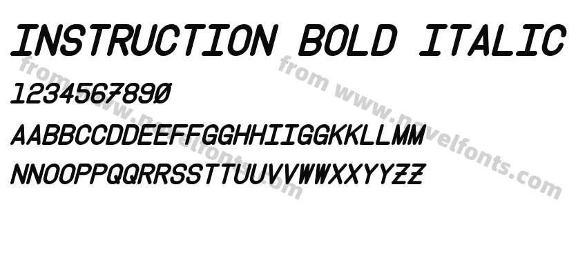 Instruction Bold ItalicPreview