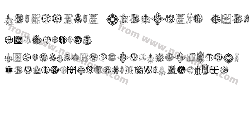 Intellecta Monograms Random Samples TenPreview