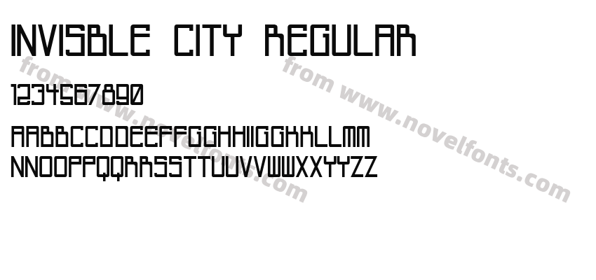 Invisble city RegularPreview