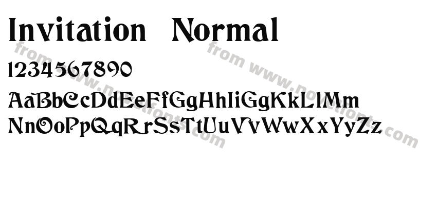 Invitation  NormalPreview